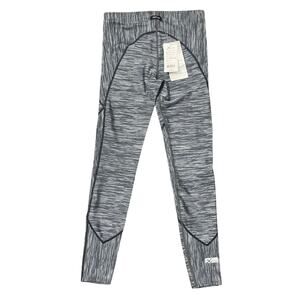 CW-X TraXter Tights Unisex Compression Leggings sz L Heather Light Gray Charcoal